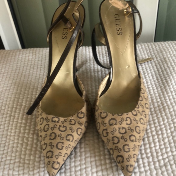 Guess Slingbacks. Only worn maybe twice. - Picture 1 of 4